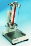 Falling-ball viscometer C, Höppler, set with 6 spheres and thermometer 800-1507, cleaning tool and calibration sheet