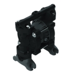 Double membrane pump houding from PVDF,