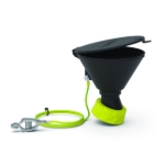 [LLG] Safety funnels 130, PE-EX, electrostatic conductive, with inclined connection