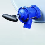 Barrel valve, PP, 2" thread